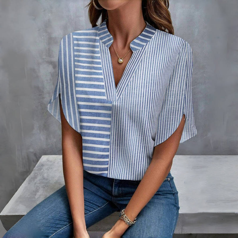 Emily™ | Casual Striped Blouse