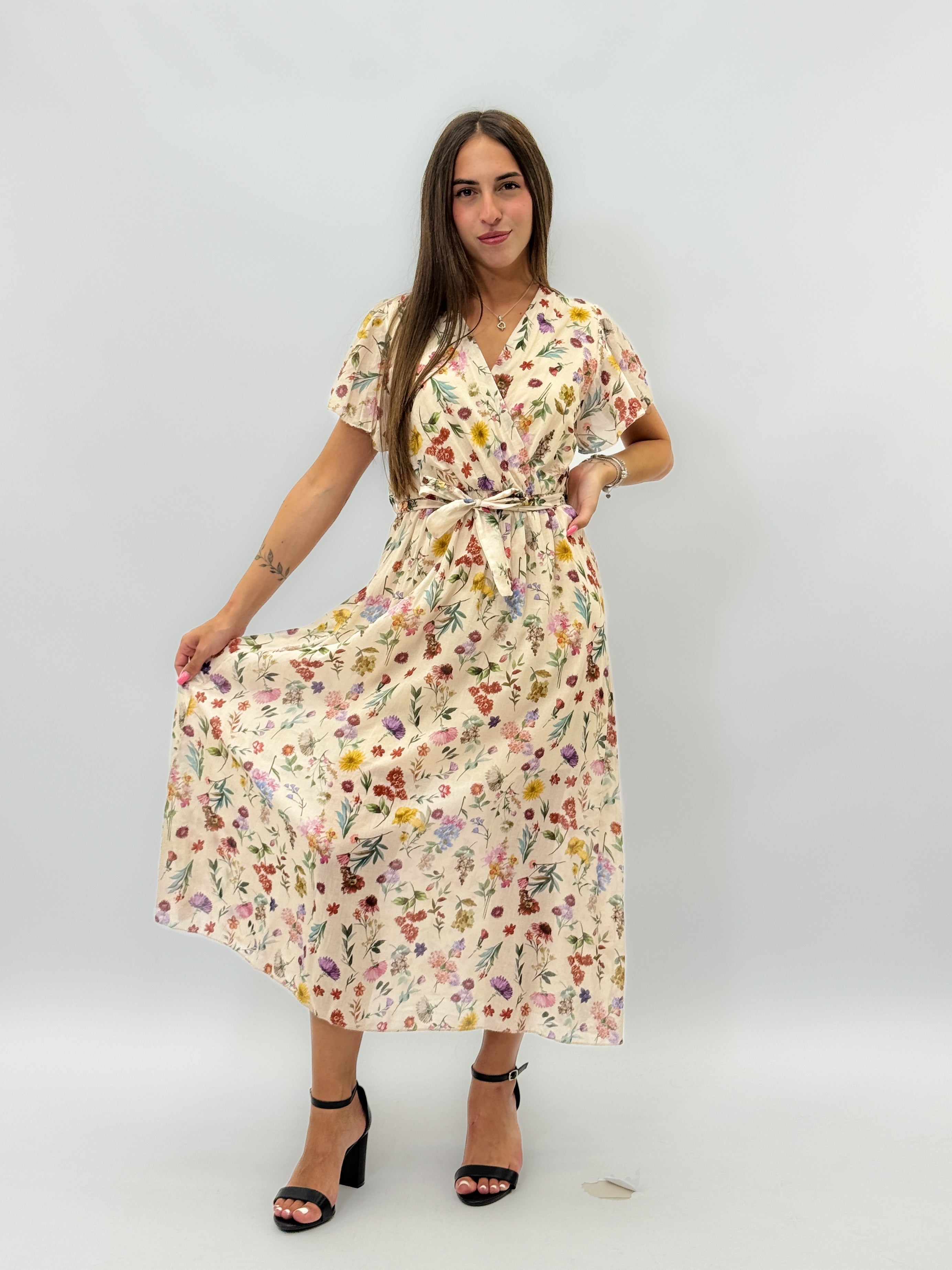 Gabriella™ | Floral Print Cotton Dress – Light and Airy