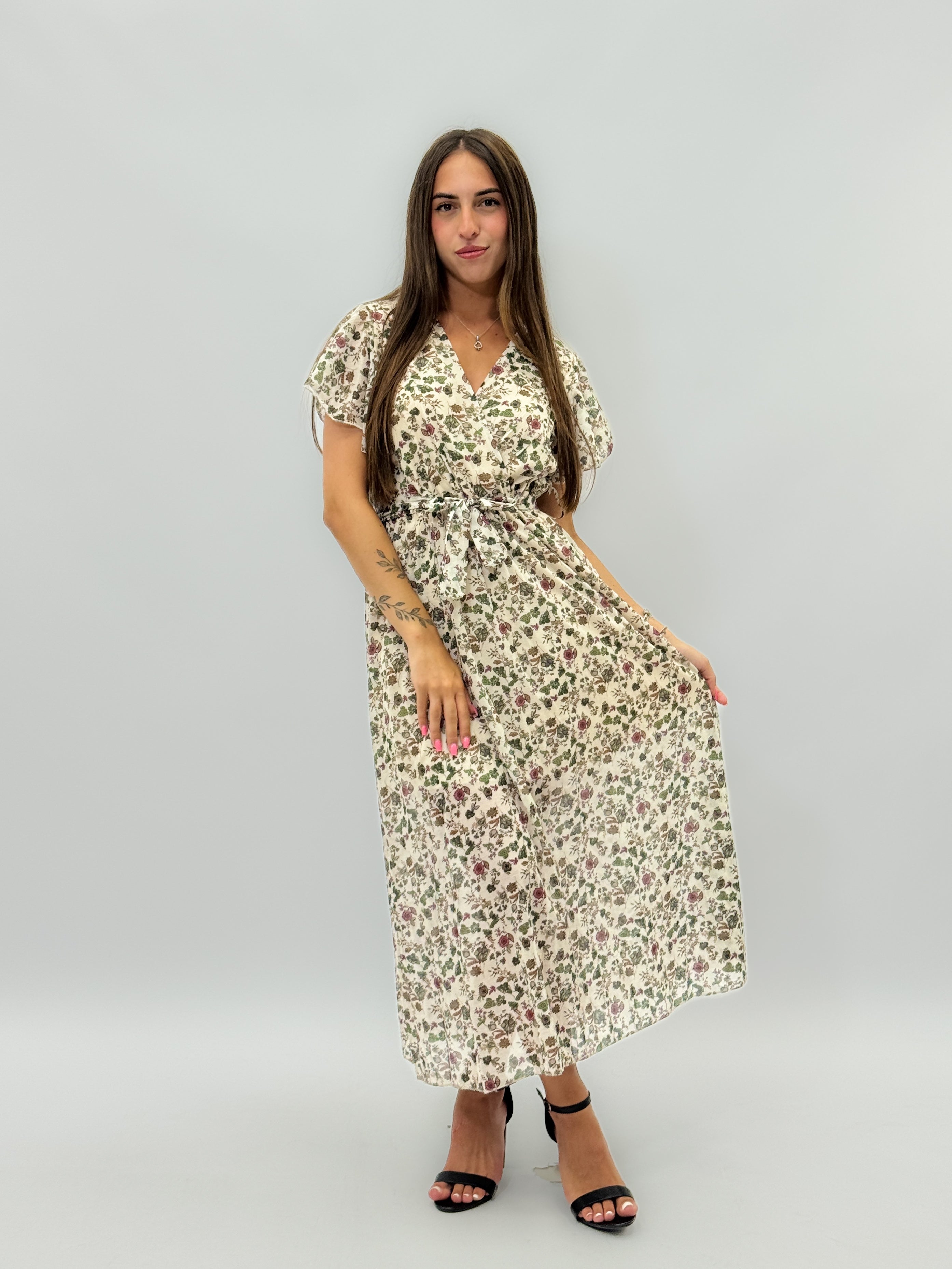 Gabriella™ | Floral Print Cotton Dress – Light and Airy