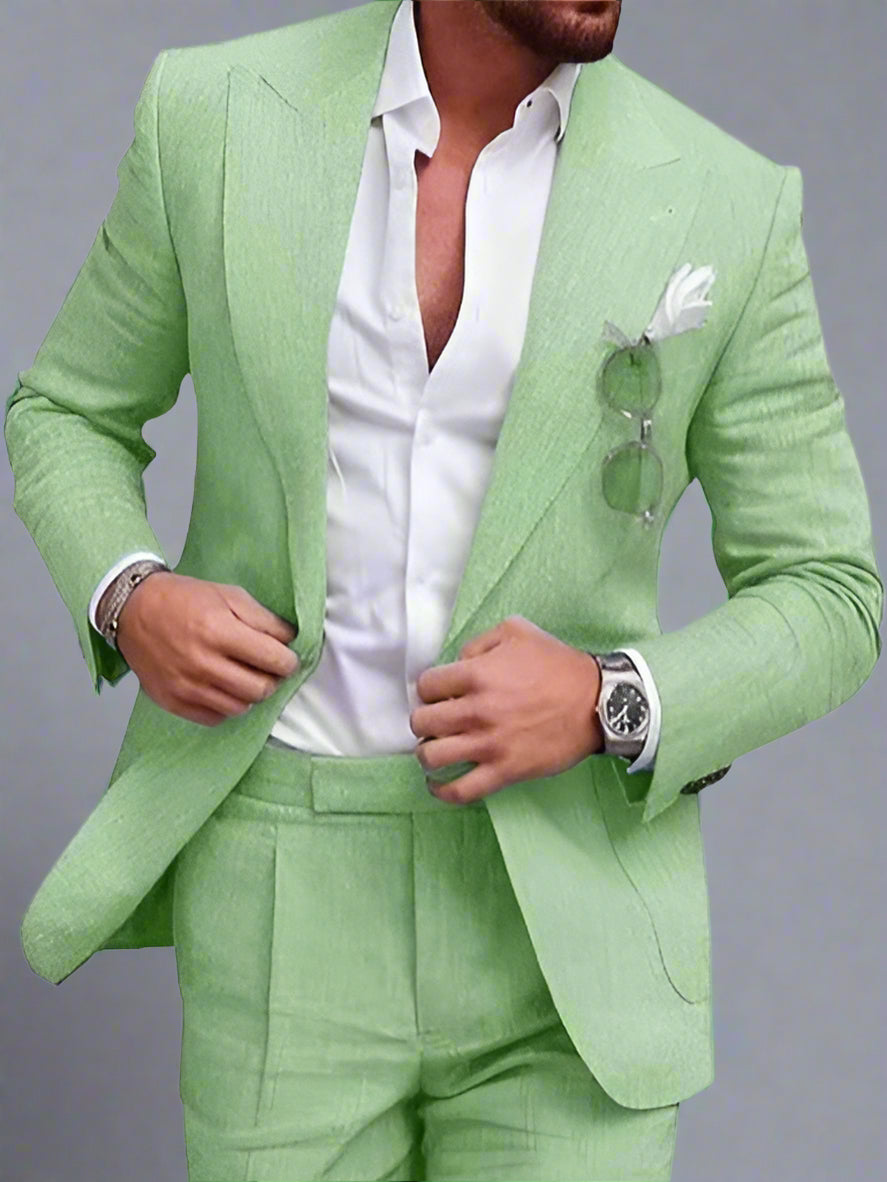 Ettore™ | Men’s Premium Linen Suit Ensemble