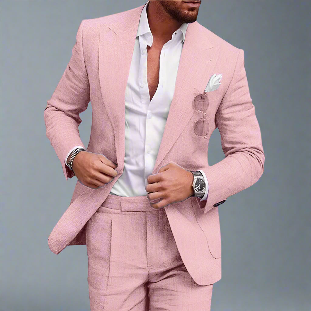 Ettore™ | Men’s Premium Linen Suit Ensemble