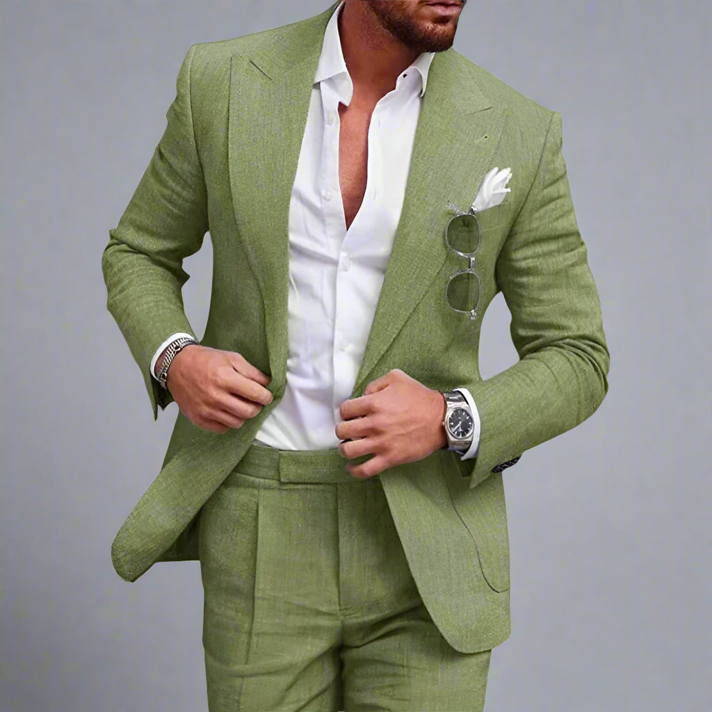 Ettore™ | Men’s Premium Linen Suit Ensemble