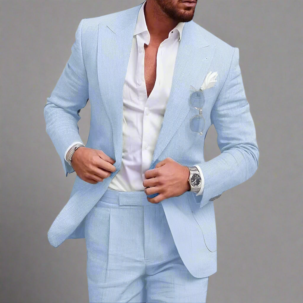 Ettore™ | Men’s Premium Linen Suit Ensemble